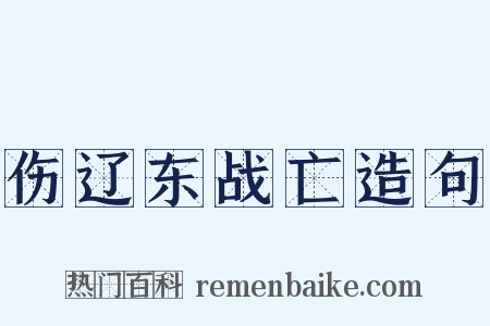 伤辽东战亡造句是什么意思的图片